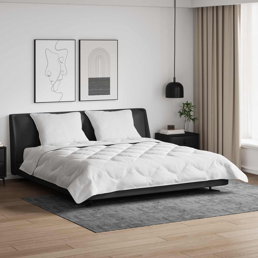 "Schlussverkauf" Bettdecke mit Kissen 3 Stück - Winter-Duvet-Set - Weiß Mikrofaser C6095