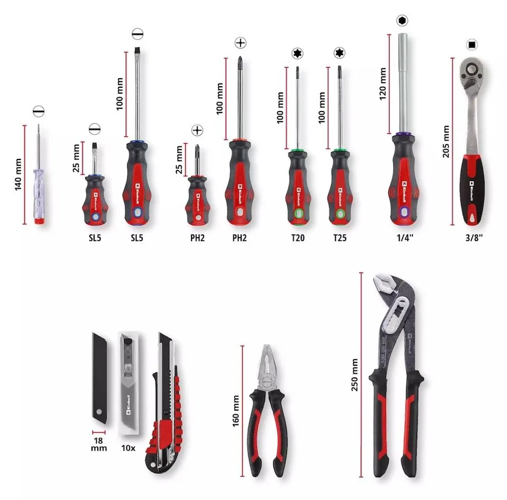 Mallette d'outils 80 pièces compatible E-Case avec rangement mousse EVA - 10