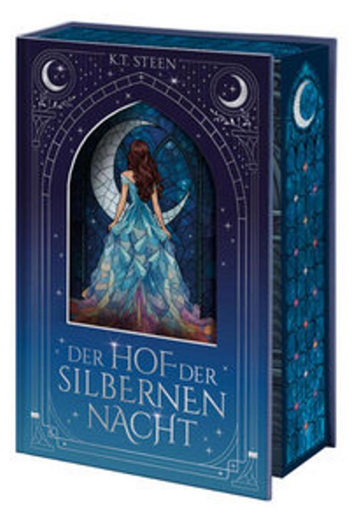 Der Hof der silbernen Nacht Hardcover Schmuckausgabe mit Silberprägung, Farbschnitt und Ausstanzung