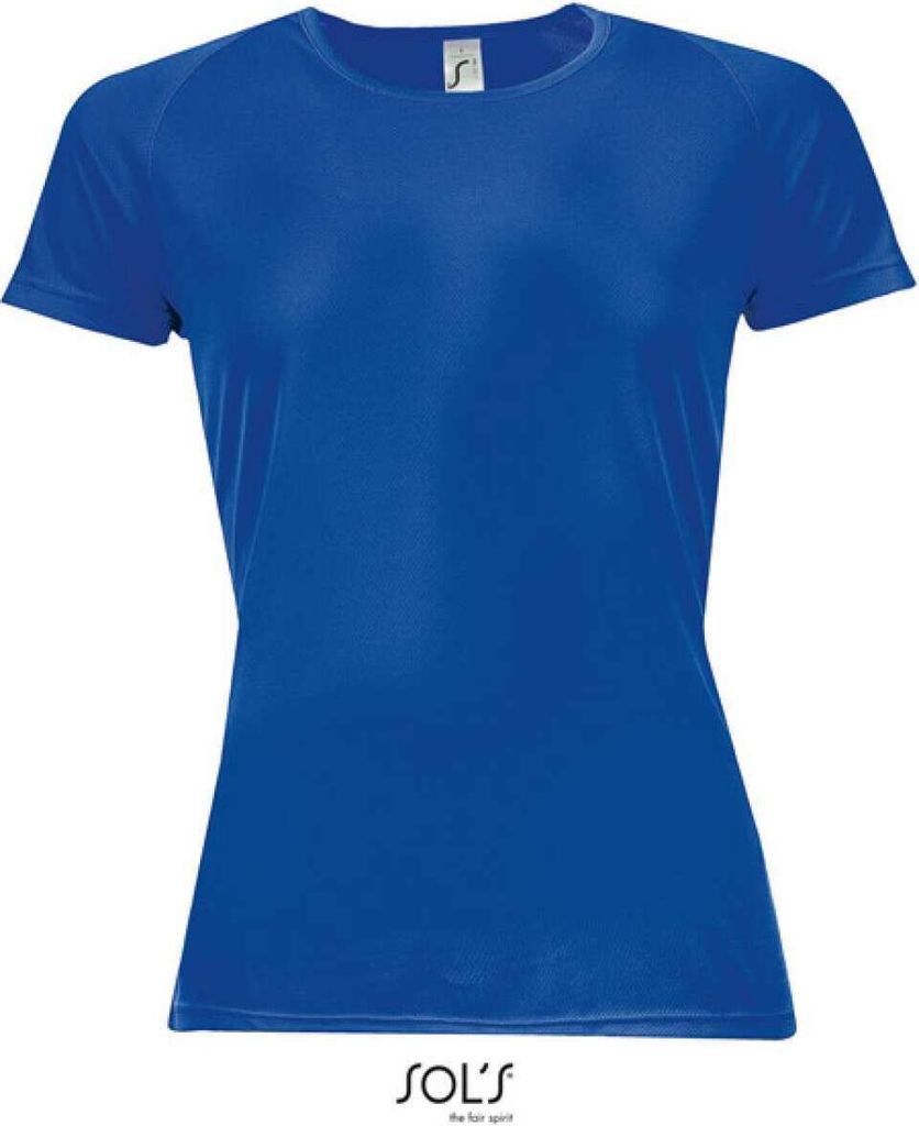 SOLs 01159 | Damen Raglan Sport T-Shirt + Längerer Rücken - Farbe: Royal Blue - Größe: L