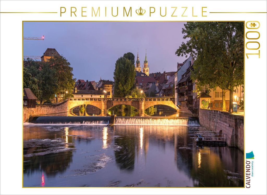 CALVENDO Puzzle Nürnberg | 1000 Teile Lege-Größe 64x48cm Produktbild 