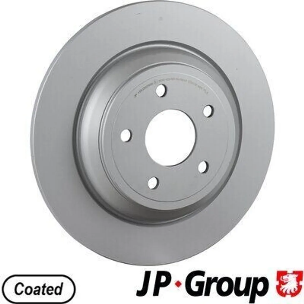 2x Disques de Frein Arrière JP GROUP 1563202900 pour Ford Focus 3 Kuga