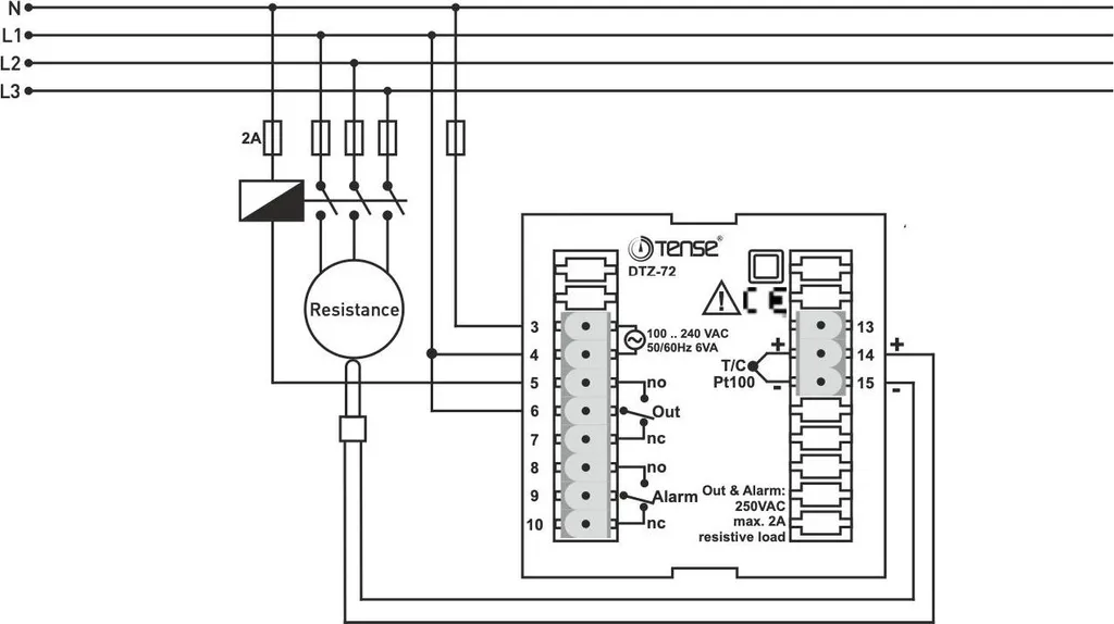 Régulateur Thermique PID avec Microprocesseur 1750°C et Timer de Précision