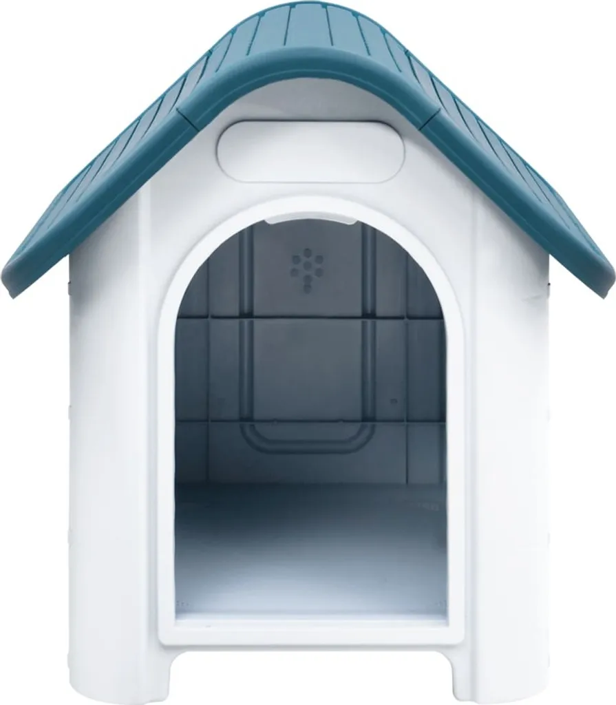 Abri de jardin pour chien de taille moyenne bleu vidaXL 59x75x66 cm