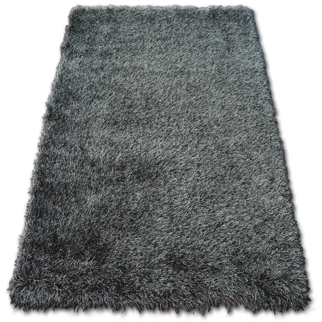 Tapis Noir Love Shaggy 93600 de 60x110 cm : Confort Pieds Nus Garanti