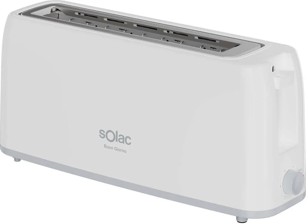 Solac Buon Giorno 800W: Tostapane Sottile dal Design Minimal per Toast XXL