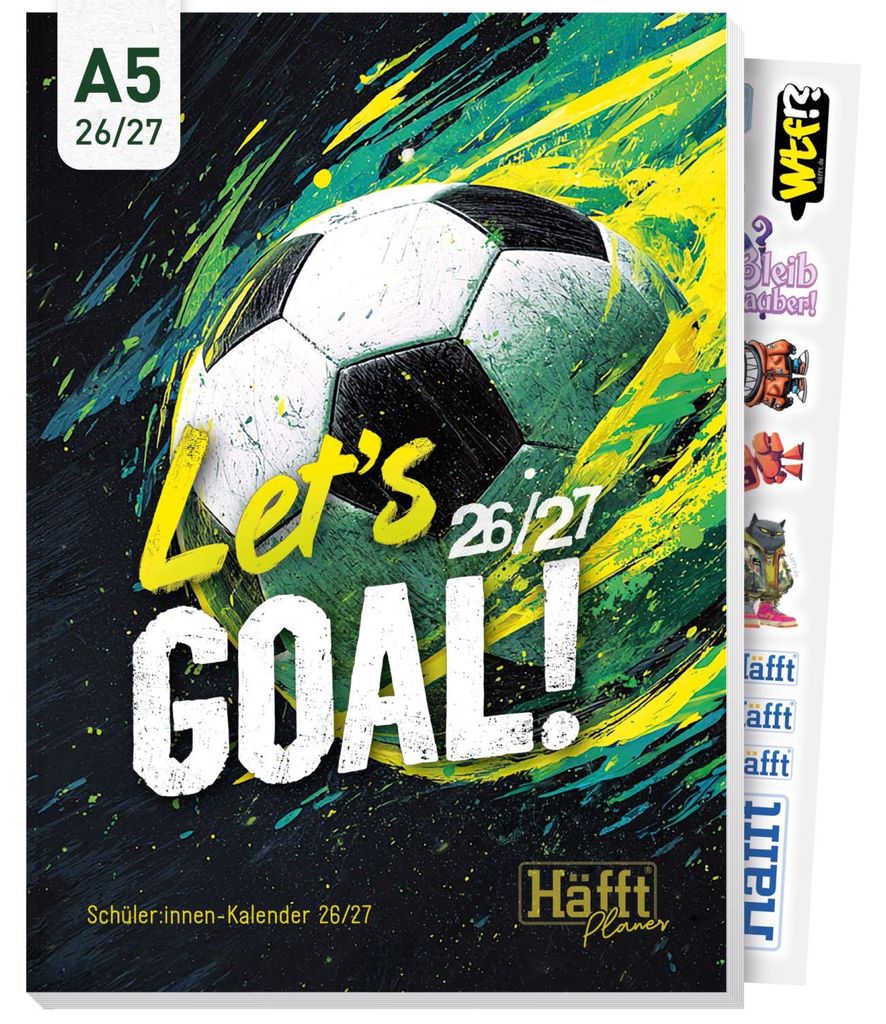 Häfft PLANER  -  Hausaufgabenheft 2026/2027 / A5 / Let’s Produktbild 