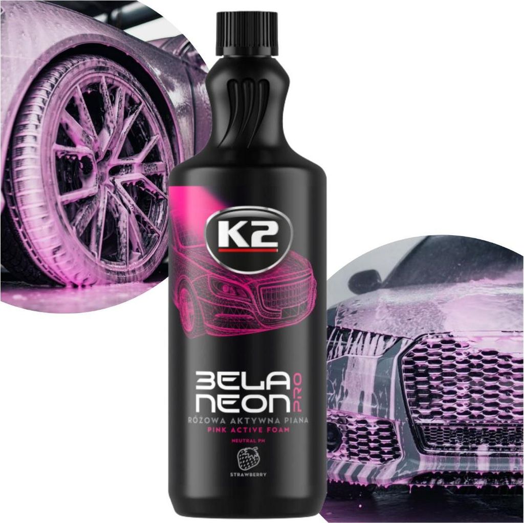 BELA PRO NEON Aktívna pena, Jahoda, 1L Obrázok produktu 