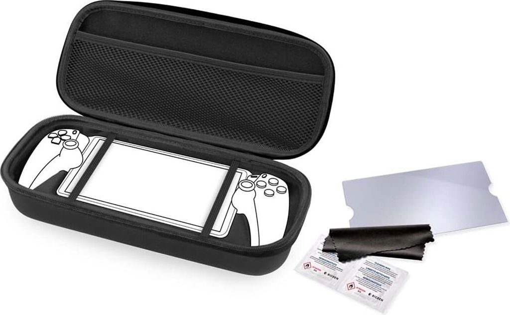 Schutztasche und Displayschutz für den Playstation Portal Remote-Player