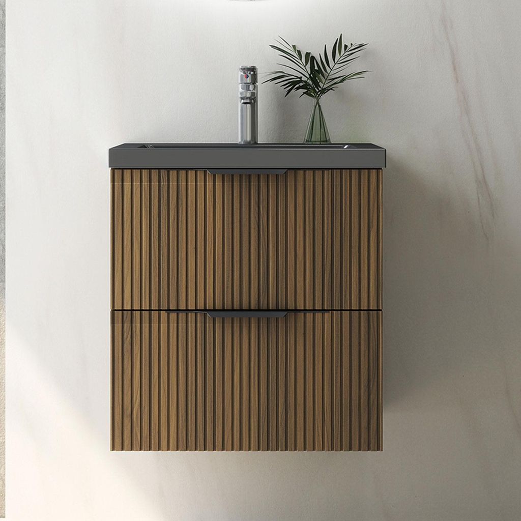 Waschtisch mit Unterschrank 50cm RIVA Badmöbel Set Produktbild 