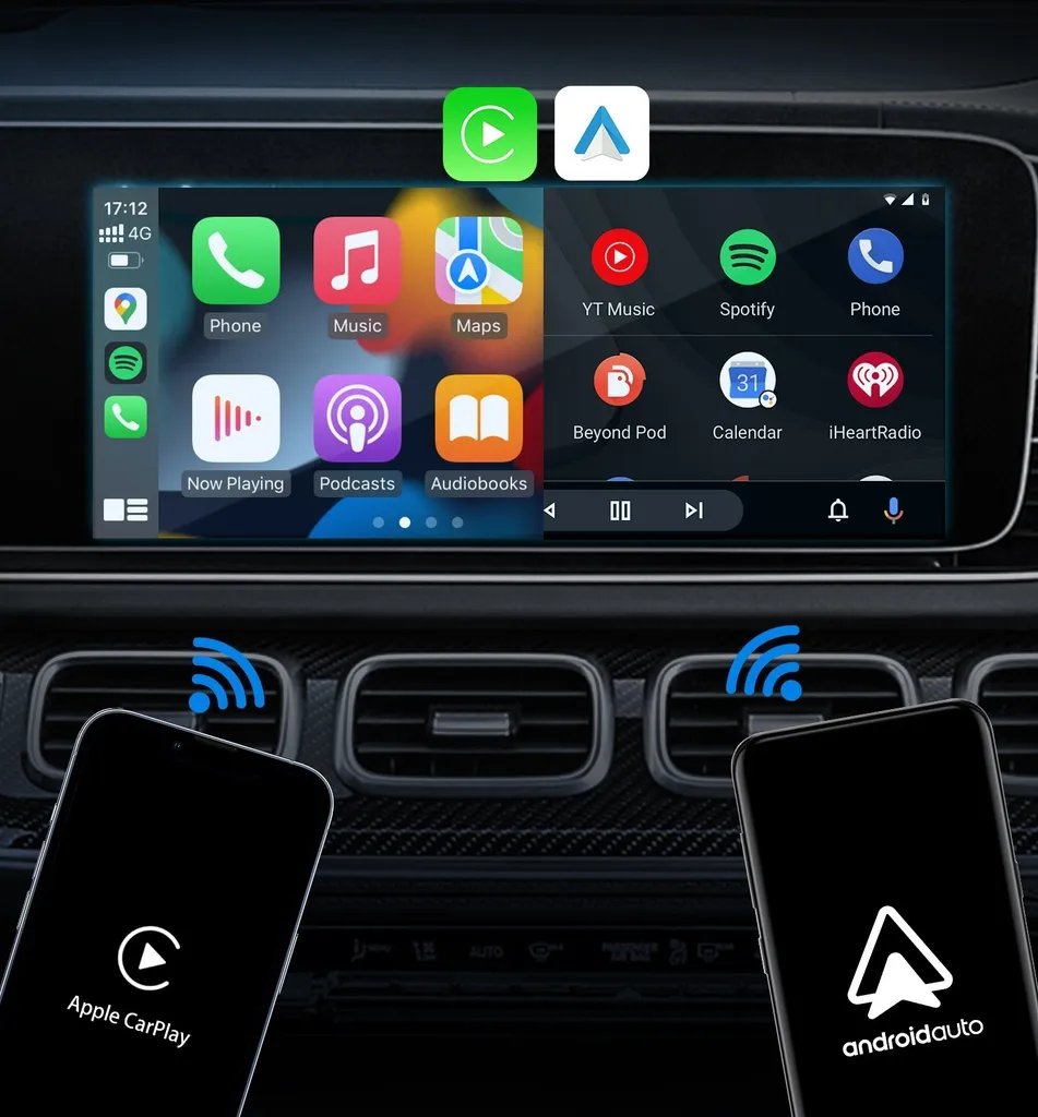 Plus de câbles USB : Adaptateur CarPlay sans fil et Vidéo Android Auto - 4