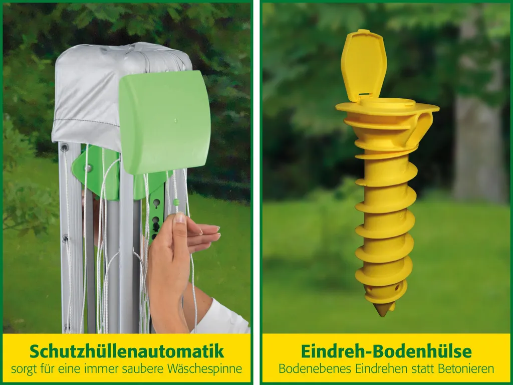 Séchoir Parapluie Novaplus 600 Lift : Tension des Fils Automatique - 4