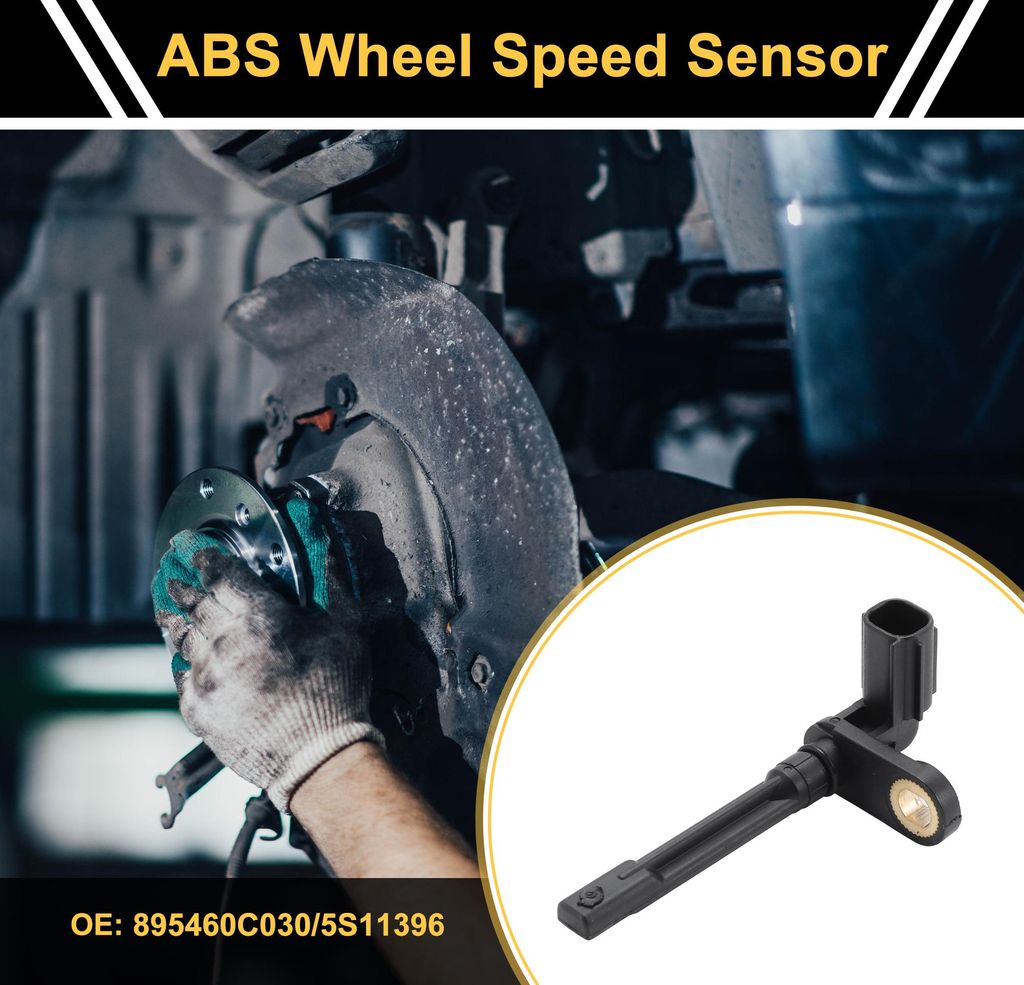 ABS Raddrehzahlsensor ABS Sensor Antiblockiersystem Sensor Nr. 895460C030/5S11396 für Toyota Sequoia 2008-2017 1 Stück hinten links