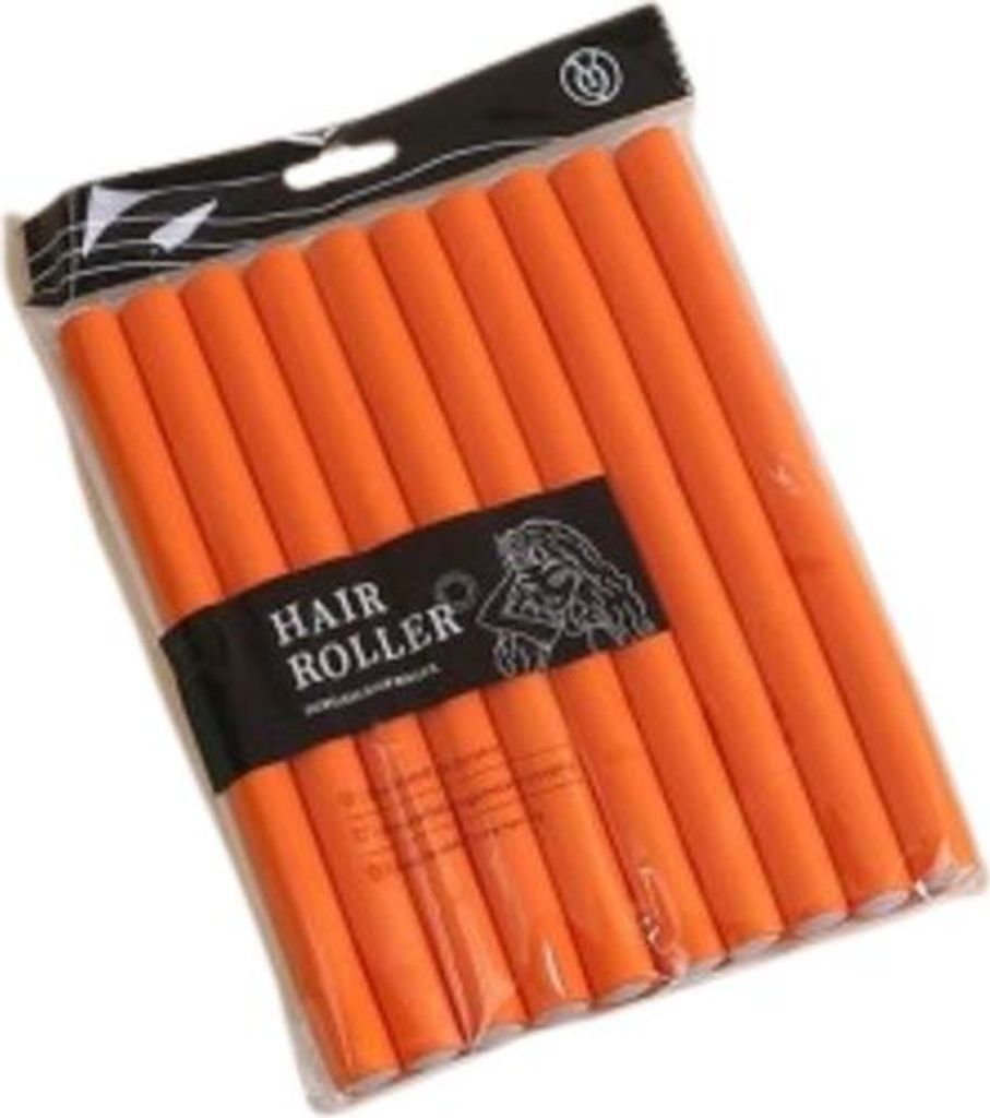 INF Hitzefreie Lockenwickler für alle Haartypen, 10er-Pack Orange