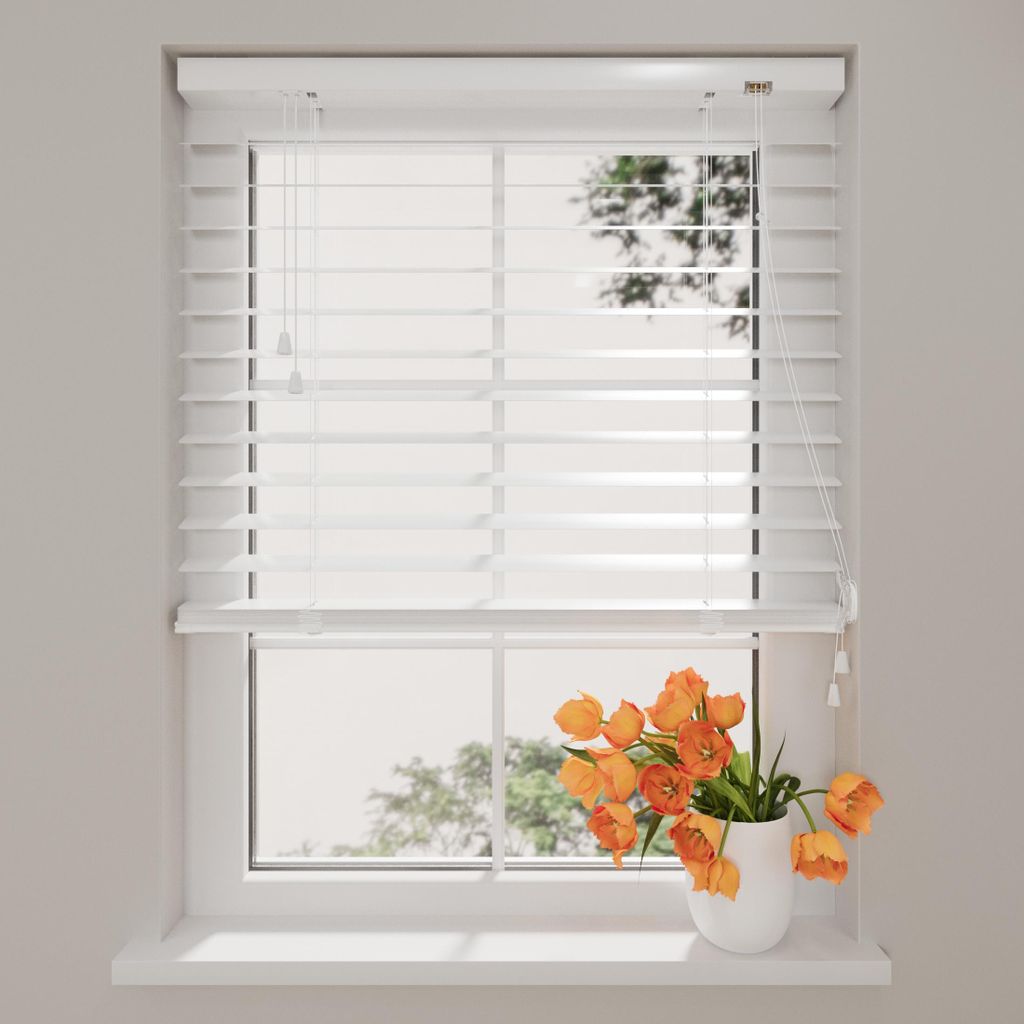 Radeco – Easy Matte – Aluminium Jalousie – 50mm Lamellen – Weiß – 130x180cm