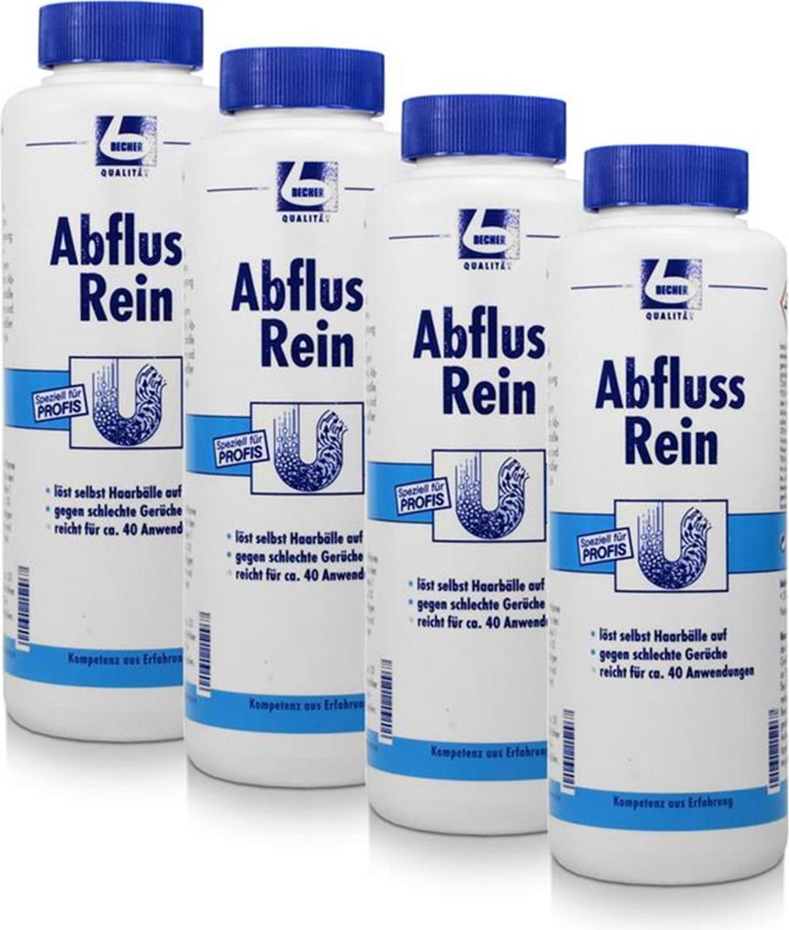 Dr. Becher Abfluss Rein 1kg geeignet für Abflüsse in Bad Produktbild 