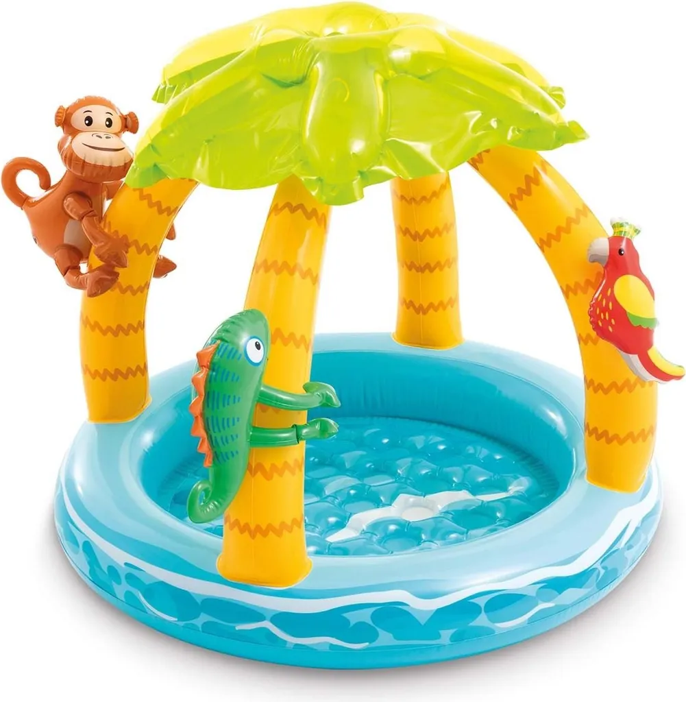 Receveur de douche Intex 58417 anti-UV avec toit pour jeux d'eau d'été