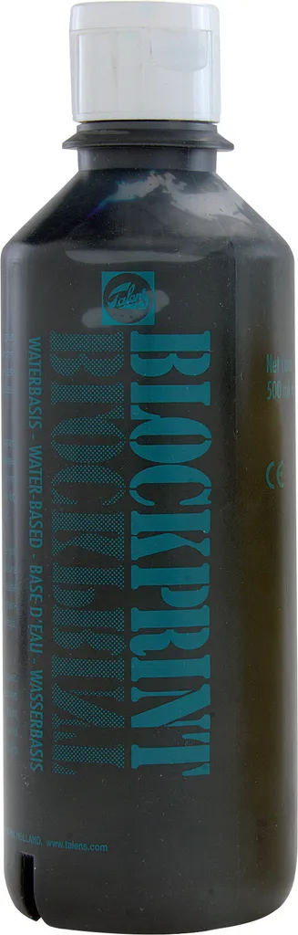 Encre Linogravure Talens 500ml Noir 700 pour Ateliers et Beaux-Arts