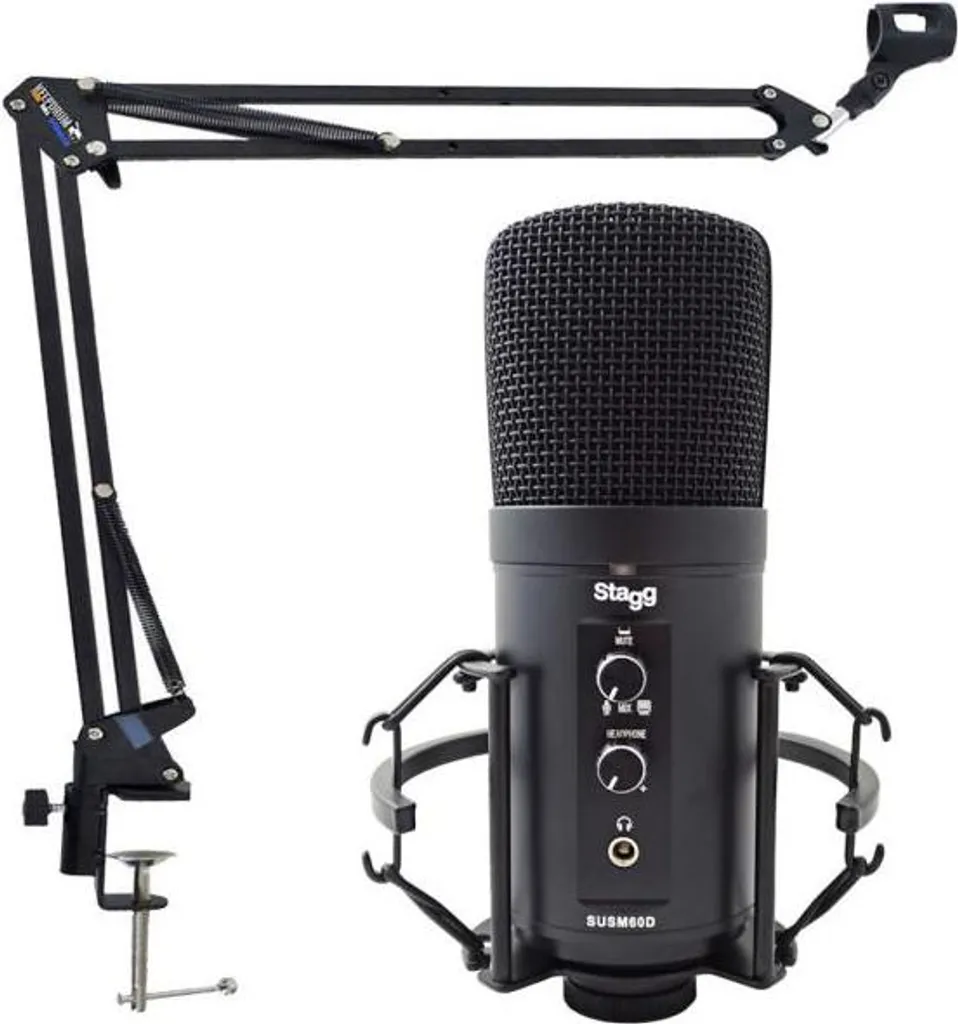 Microfono Stagg SUSM60D USB con Asta Snodabile | Miglior Prezzo Online