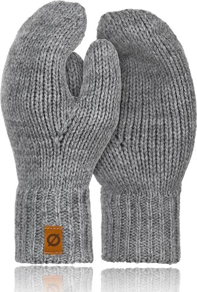 Guanti Invernali Brødrene Barys Donna - Grigio, Caldi e Resistenti