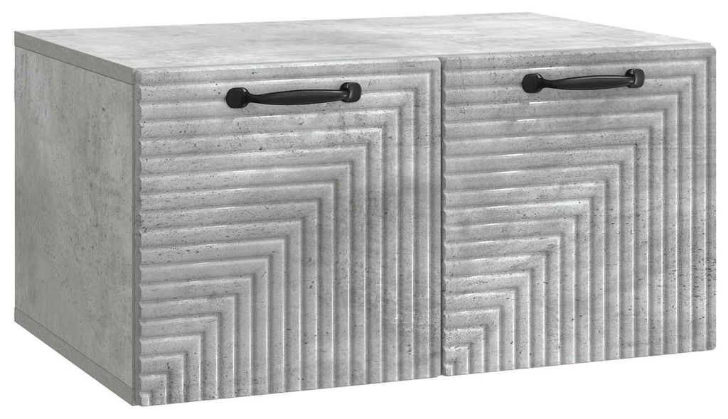 Maison Exclusive - Wandmontierter TV-Schrank Betongrau 59,5 x 41 x 30 cm