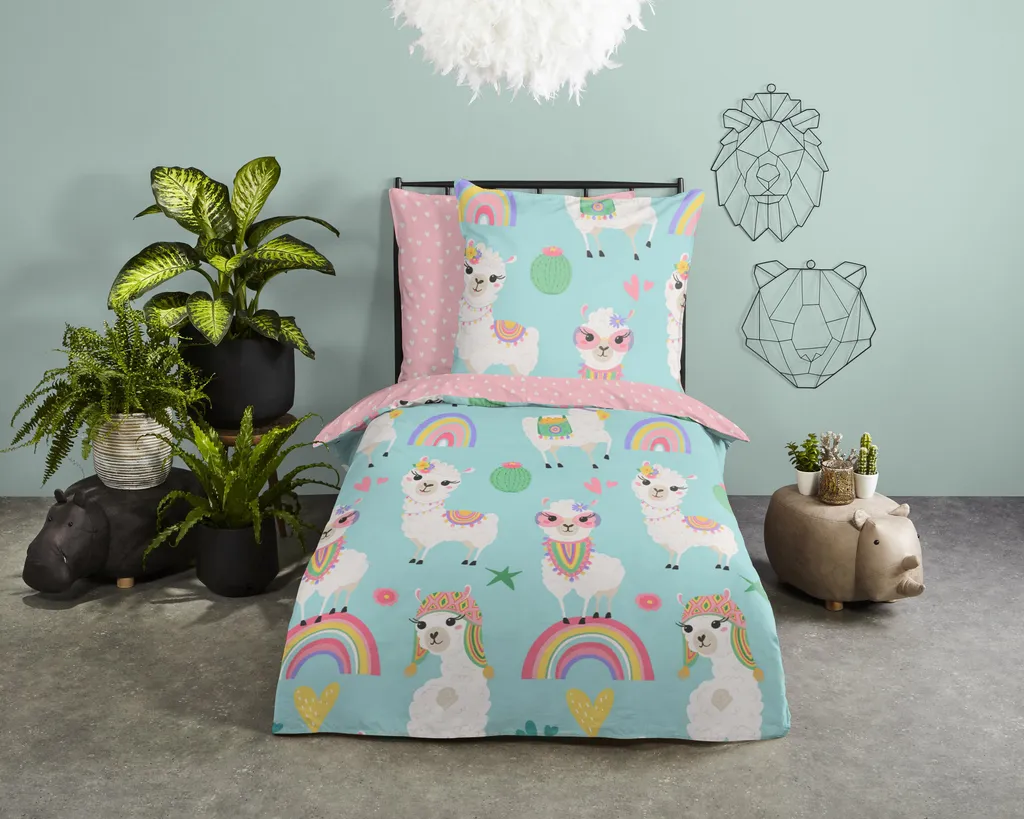 Biancheria Da Letto In Flanella Calcio Per Bambini | 100% Cotone, 135x200 Cm + Federa 80x80, Con Cerniera, Certificato Oeko-Tex - 2