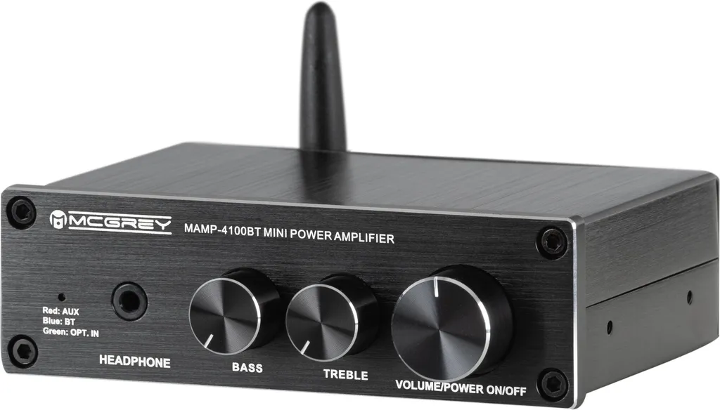 Amplificateur Audio Stéréo avec Bluetooth McGrey MAMP-4100BT pour Maison