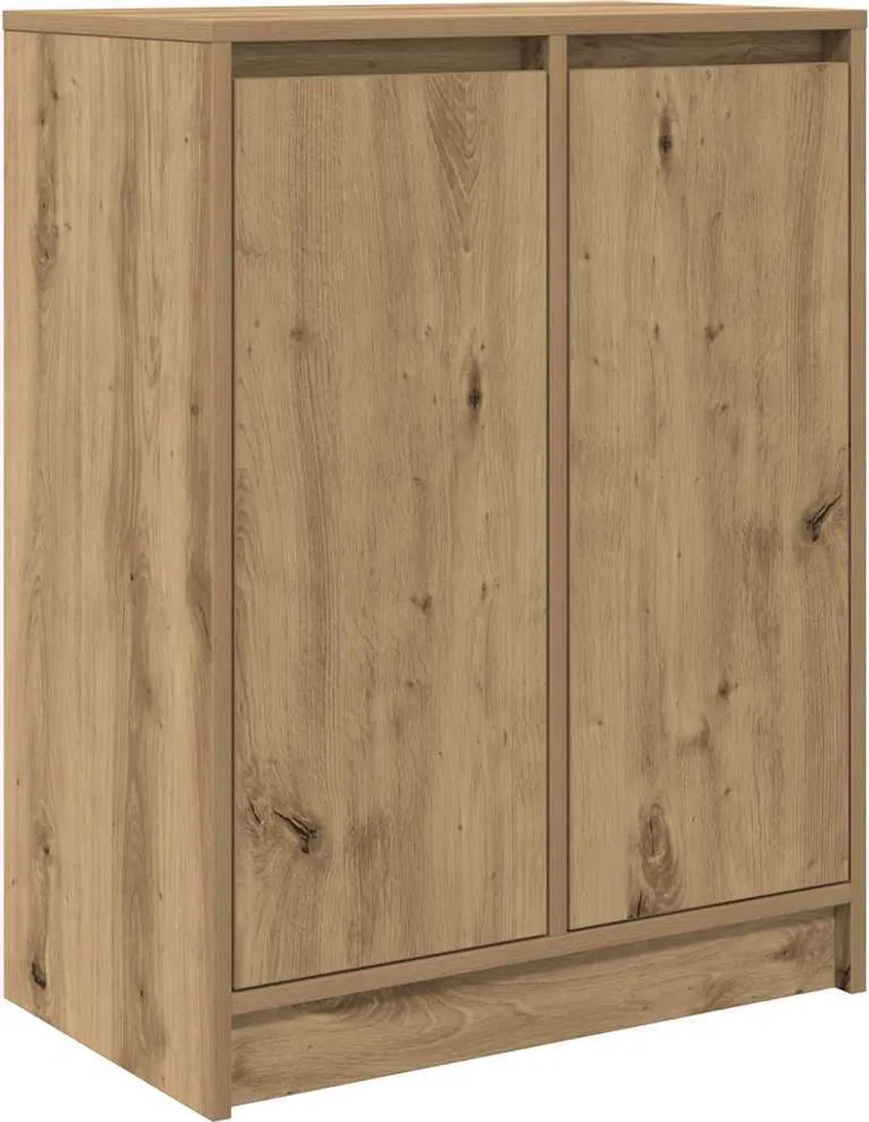 SYFAX™ Credenza Rovere Artigianale 57x34x76 cm in Legno Multistrato
