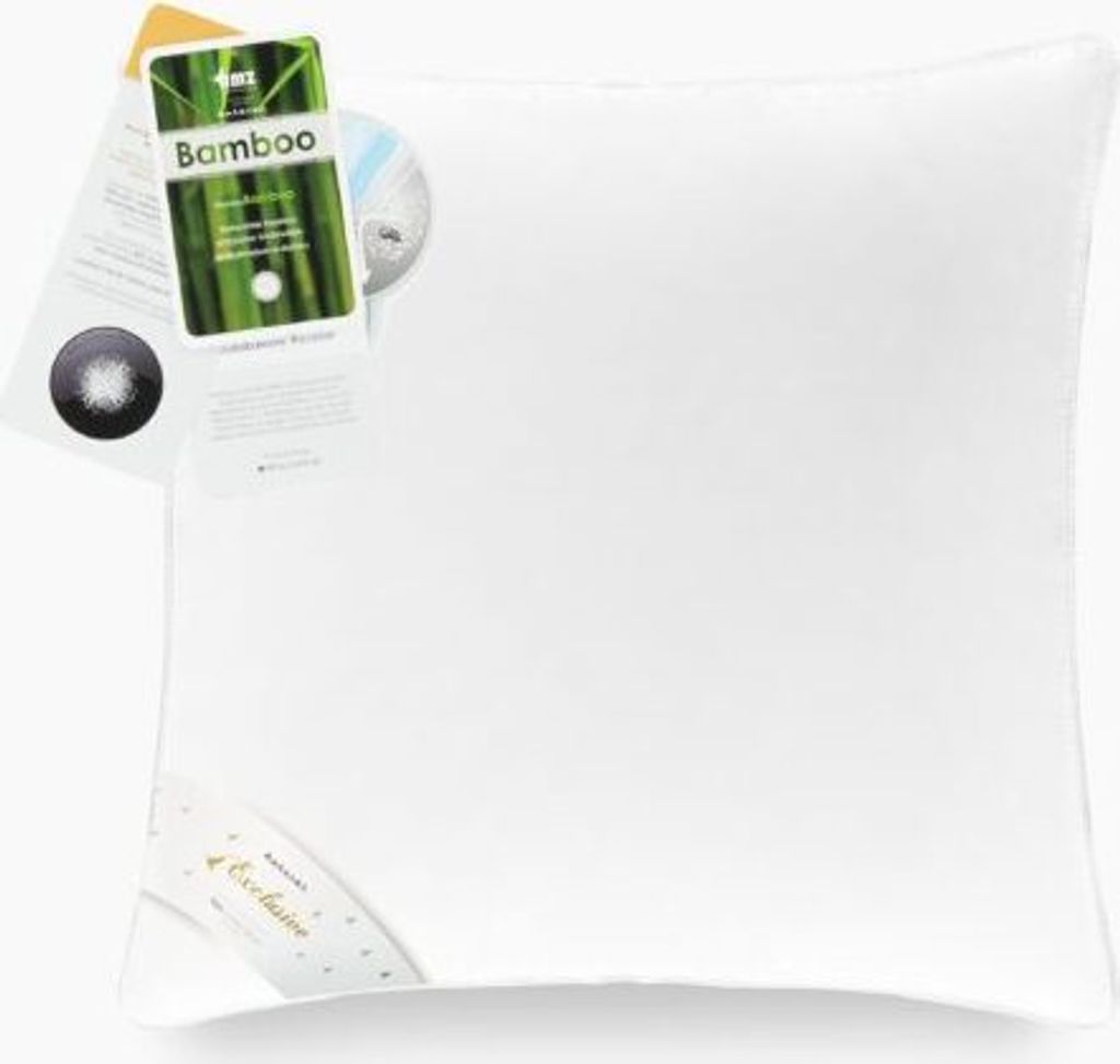 Kissen, Daunenkissen, Gänsedaunen, natürlich, Premium 40x40 Weiß