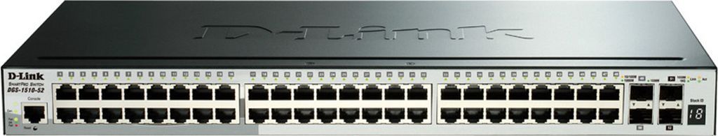 D-Link DGS-1510-52X Gigabit Switch 52-Port Smart Managed Stack