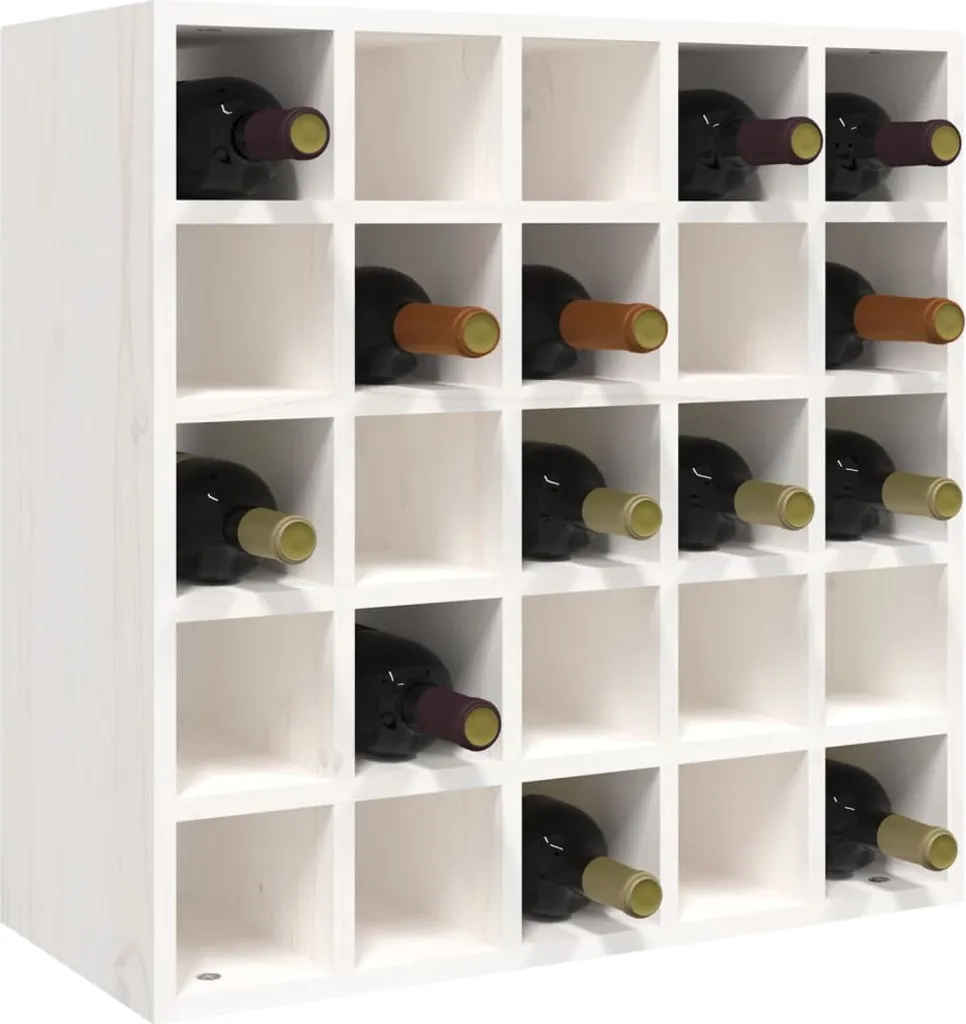 Cantinetta Fai-da-te Legno Pino Bianco 56x25x56 | Personalizzabile - 4