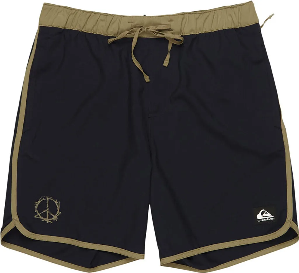 Short de Plage Quiksilver Omni Scallop 17NB Idéal Surf et Sport en M
