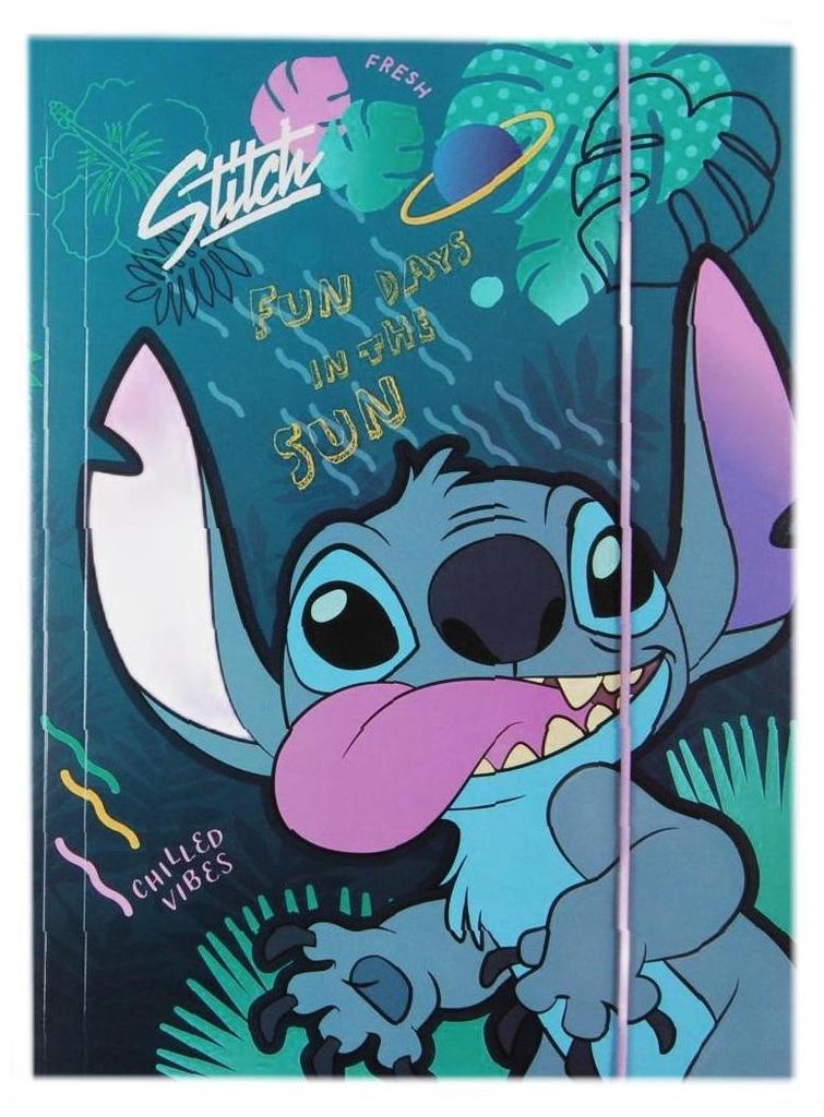 A4 Stitch elastische Mappe Fun days in the sun Coolpack Image du produit 