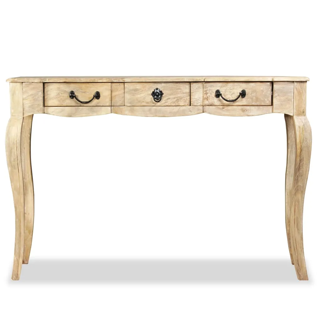 Table Console Stable en Bois Véritable pour Ranger et Décorer - 8