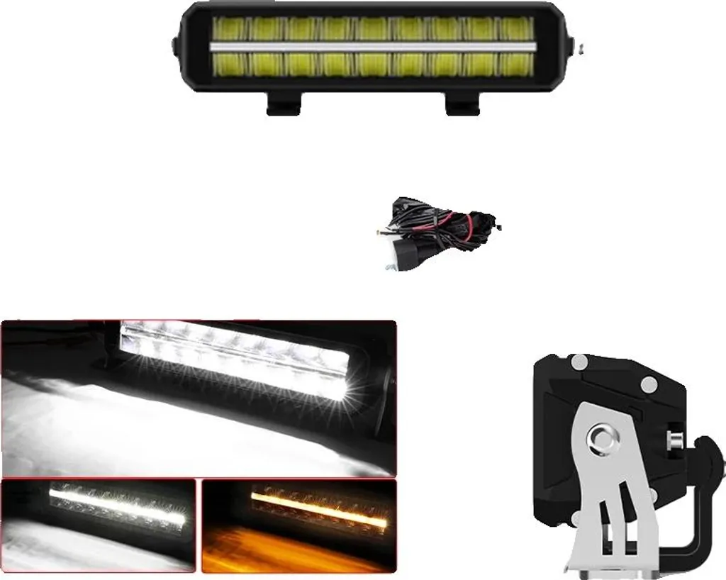 Rampe lumineuse LED 12 pouces faisceau combiné IP68 avec connecteur DT