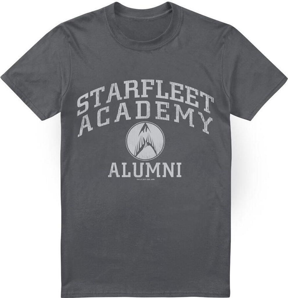 Star Trek - "Alumni" T-Shirt für Herren TV5946 (3XL) (Holzkohle)