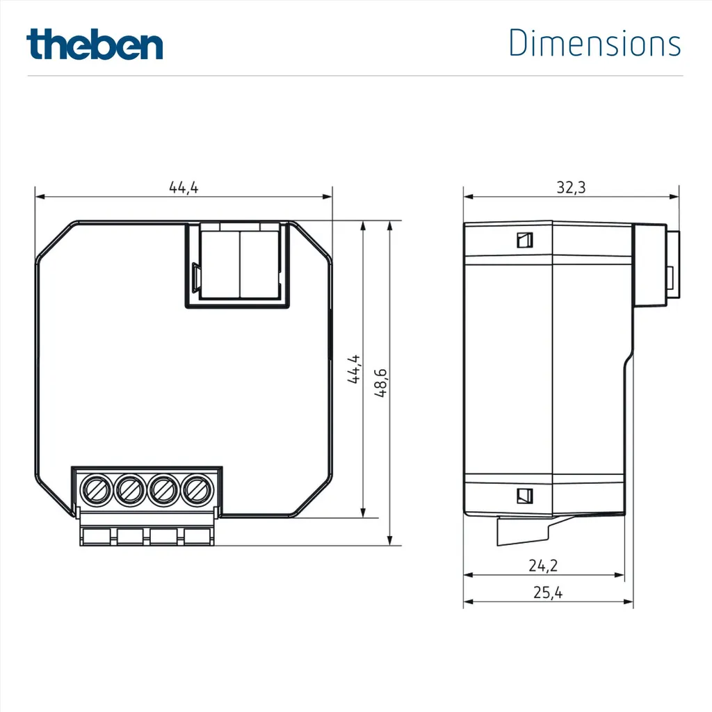 THEBEN KNX DALI Data Secure 4942580 : Actionneur sécurisé et compact - 2