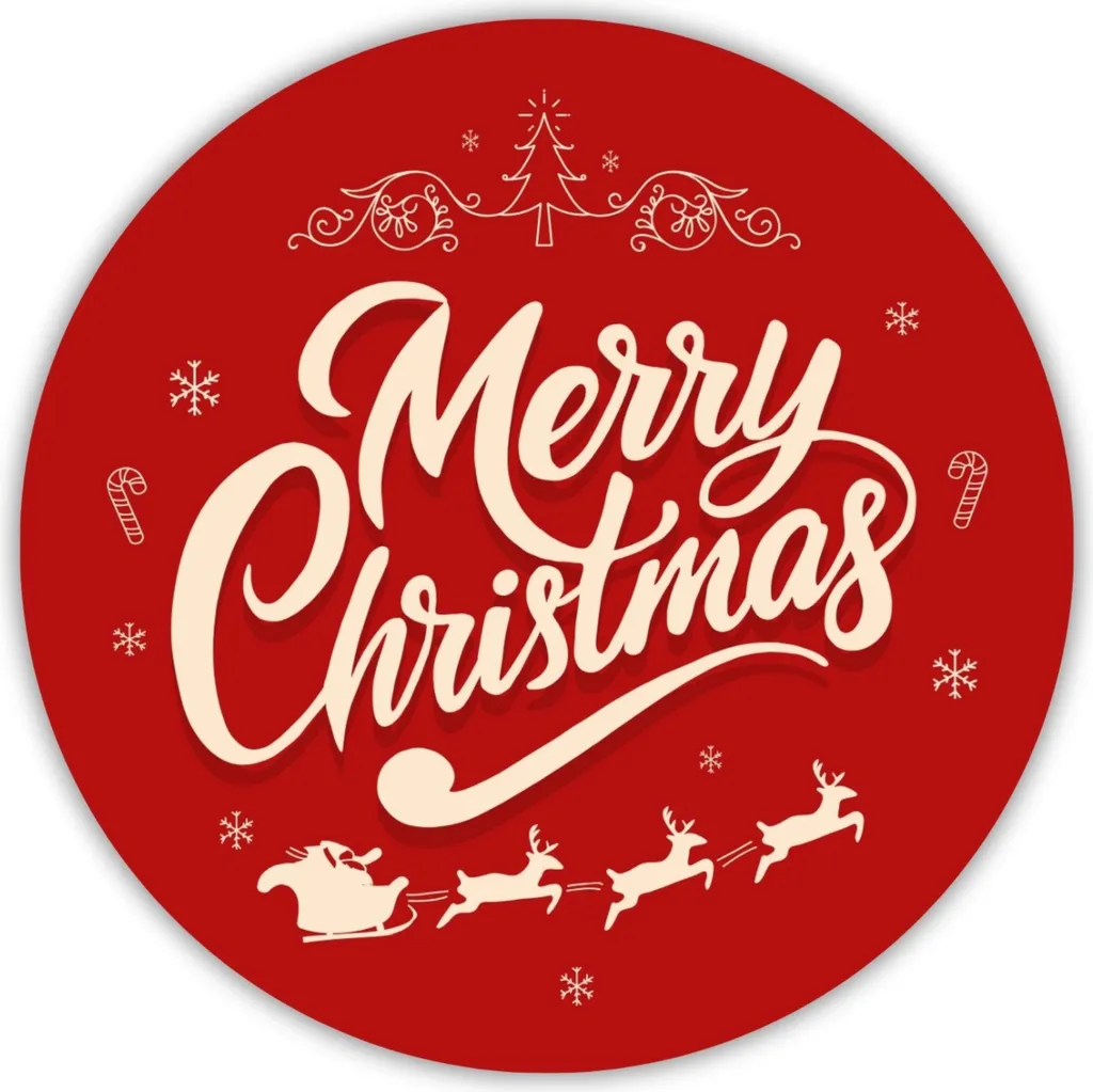 Adesivi Professionali per Candele Natale - Set 4 Numeri Avvento