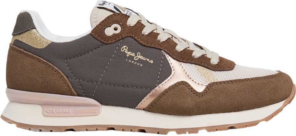 Pepe Jeans Brit Mixt Sportschuhe Braun EU 41 Frau Braun EU 41
