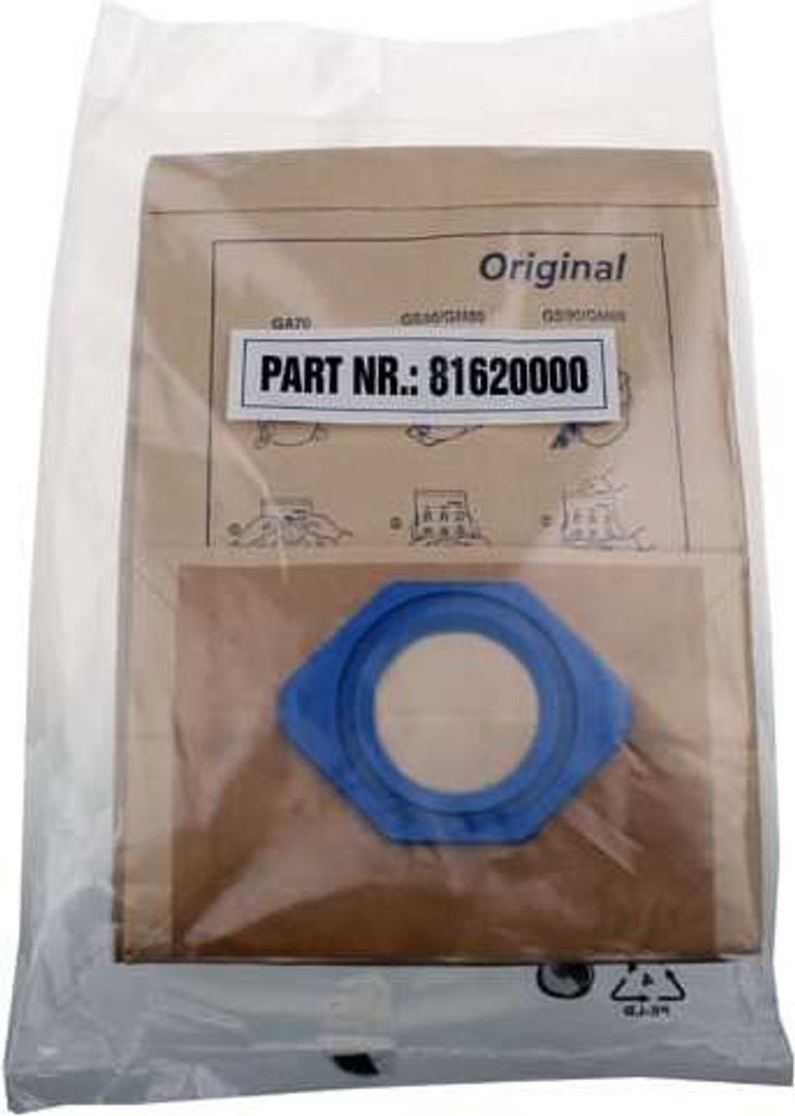 A package of Nilfisk vacuum cleaner bags.