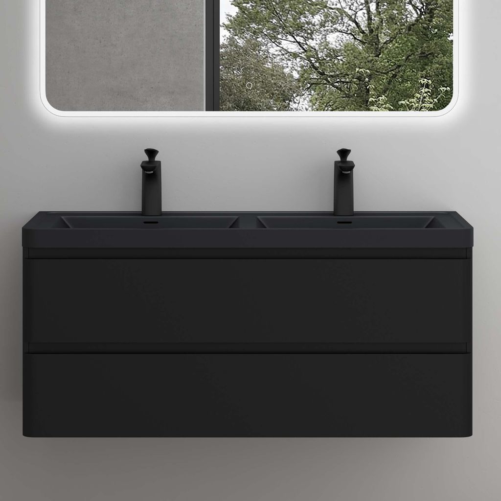 Mai & Mai Badmöbel-Set Waschbeckenunterschrank 120x48x55cm Produktbild 