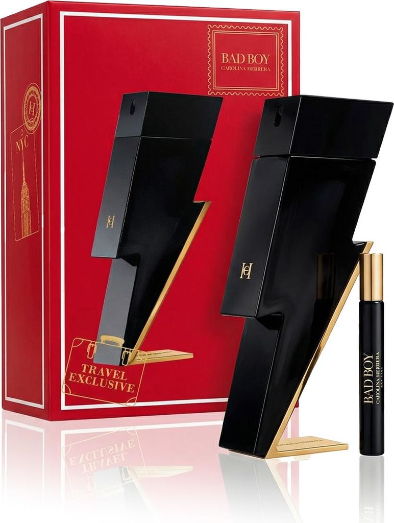 Carolina Herrera Bad Boy Giftset Edt Spray 100ml/ Edt Spray Produktbild 