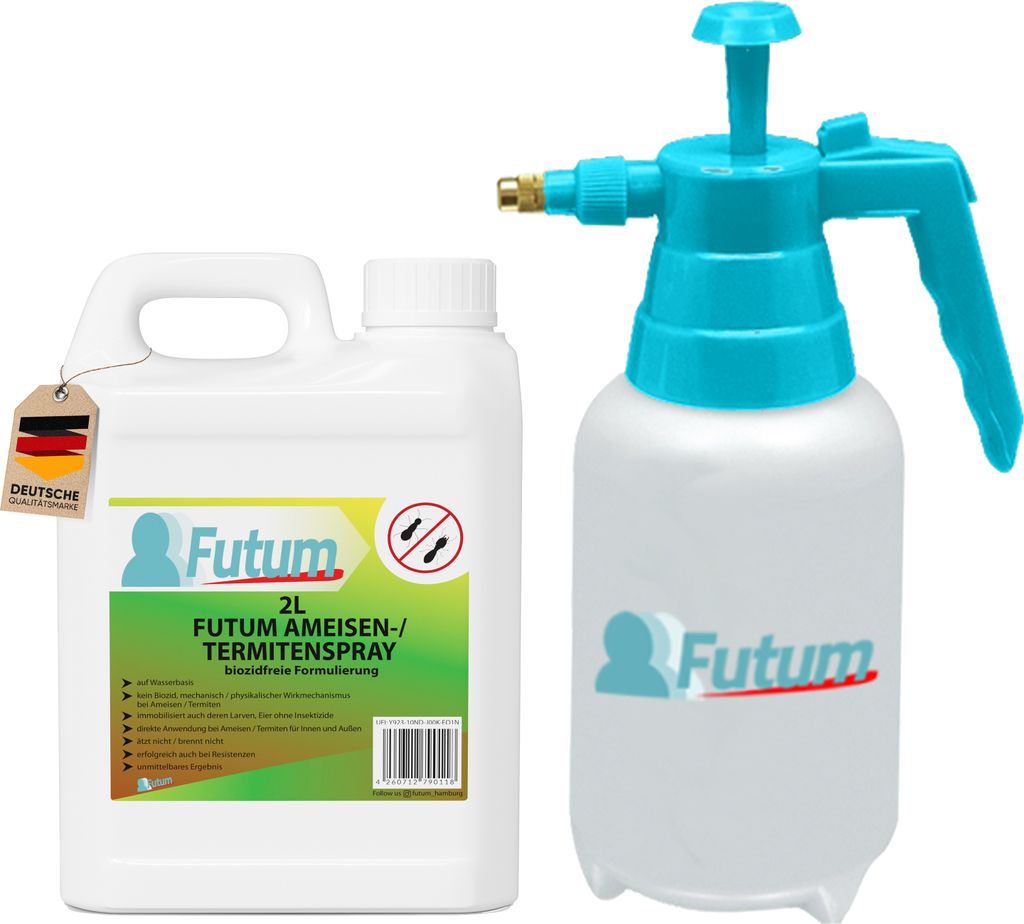 Futum 2L+2L Sprüher Anti Ameisen Mittel Spray Gift gegen Produktbild 