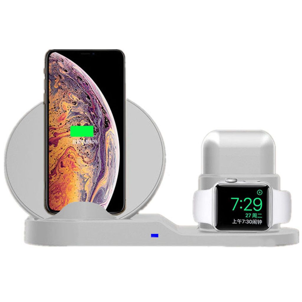 3 in 1 Charging Stations for Apple iPhone Device/Samsung Products Wireless Charger
