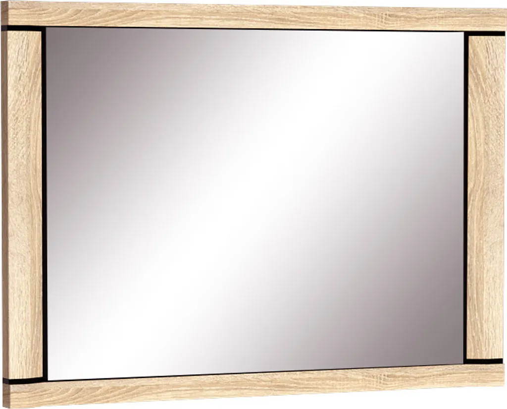 Miroir pour entrée et chambre Minio DALLAS 9 bois de chêne soona