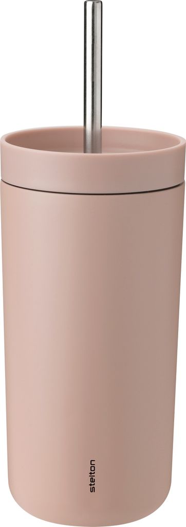 Stelton To Go Sip Thermobecher mit Strohhalm 0.4 l. Heather