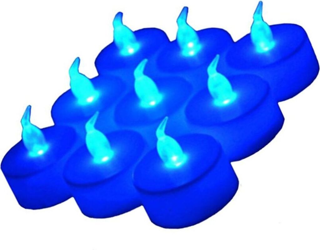 24er-Pack LED-Teelichter – flackernde, flammenlose Teelichter – langlebige, batteriebetriebene Kunstkerzen – Dekoration für Hochzeit, Party ...