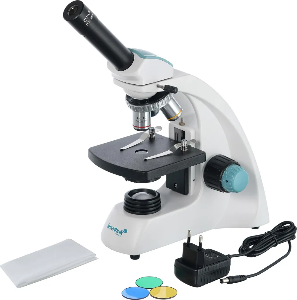 Microscope monoculaire Levenhuk 400M avec éclairage LED réglable - 2