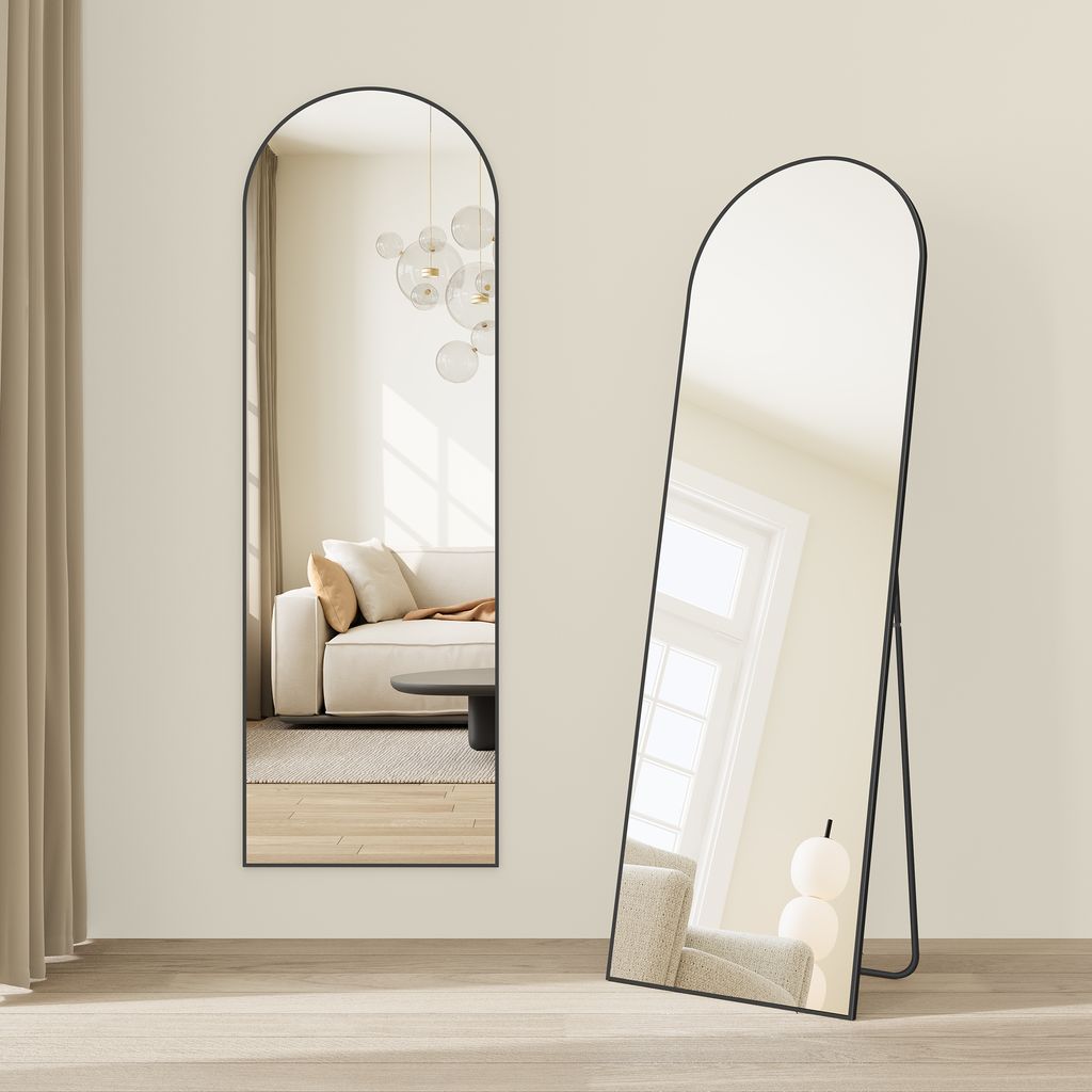 SONGMICS Ganzkörperspiegel, 160 x 50 cm, gewölbter Produktbild 1