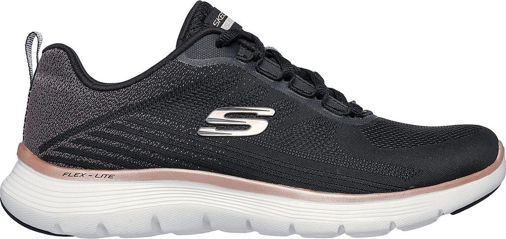 Skechers Flex Appeal 5.0 Elegant Glow Schwarz BKRG Größe EU Produktbild 